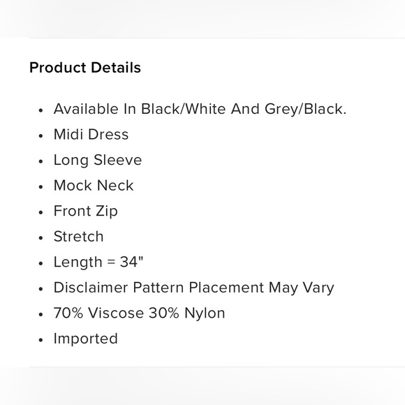 Black & White dress - Picture 4 of 4